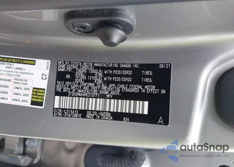 2021 Lexus Rx 350 from USA, damaged, VIN 2T2HZMAA4MC212771